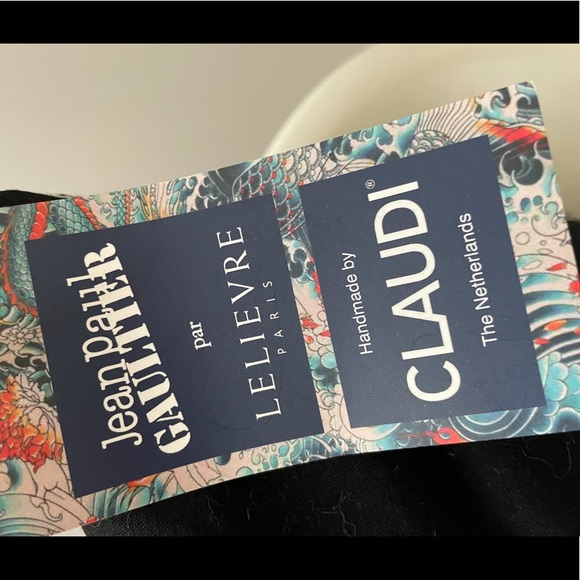 Jean Paul Gaultier Pillow case Dragon Tattoo design DEAD STOCK NWT - Picture 5 of 8